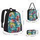 thumbnail image 2 of Fotbe Japanese Koi Set Escolar 3 en 1 para Niños - Mochila Duradera con Lonchera Aislante y Estuche para Lápices - Mochila Escolar para Niños y Niñas, 2 of 7