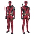 thumbnail image 4 of Nuevo disfraz de Deadpooling 3, disfraz de Wade Winston Wilson, mono con cinturón, disfraz de película, traje de antihéroe para Halloween, 4 of 5