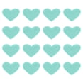 thumbnail image 1 of Uxcell Parches de Hierro en Forma de Corazón Parches Bordados Aplicaciones Embellecedores para Ropa Azul Cielo 16 Pzs, 1 of 7