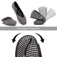 thumbnail image 4 of Zapatos planos informales Frank Mully para mujer, punta cuadrada, malla tejida, 4 of 8