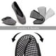 thumbnail image 4 of Zapatos planos informales Frank Mully para mujer, punta cuadrada, malla tejida, 4 of 8