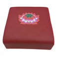 thumbnail image 2 of Cojín de meditación tipo puf tatami antideslizante, elegante cojín de suelo de madera de cuero sintético, asiento de meditación para adultos, sala de Estilo A, 2 of 8