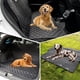 thumbnail image 5 of JSTHT Fundas de asiento de coche para perros para asiento trasero, impermeable, protector de asiento de banco, antideslizante, duraderas, suaves, fundas de asiento trasero para coche, camión y SUV (ne, 5 of 5