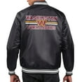 thumbnail image 3 of Men's Starter Black Washington Commanders Printed Team Logo Satin Varsity Full-Snap Jacket, 3 of 3