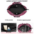 thumbnail image 3 of Cute Bulldogs Travel Tote Bags for Women Carry On,Large Weekender Bags for Women Travel,Multi Functional Duffle Bag for Work,Shopping,Sports, 3 of 5