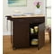 Large Kitchen Cart With Rubberwood Top, Multiple Finishes Image 2 Large Kitchen Cart With Rubberwood Top, Multiple Finishes Image 2