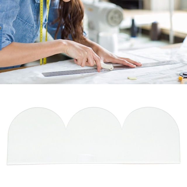 Accesorios de ado transparente hecho a mano reutilizable en forma dibujo pntil profesional de Macarena Regla para acolchar