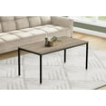 thumbnail image 3 of Monarch Specialties Coffee Table, Accent, Cocktail, Rectangular, Living Room, 40"l, Metal, Laminate, Brown, Black, Contemporary, Modern, 3 of 4