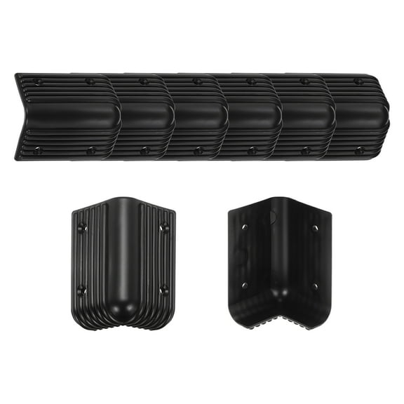 8 Pcs Speaker Cabinet Corners Protector 40x40x79mm Plastic Stackable Guard Wrap Angle Case Edge Box Protection