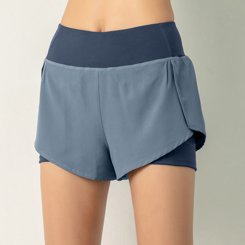 High waisted compression running shorts deals