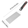 thumbnail image 2 of XKHBDL Stainless Steel Metal Spatula, Long Griddle Spatula, Hamburger Smasher Turner Scraper - Pancake Flipper - BBQ Turner and Flat Top Griddle Fliiper, 2 of 3