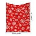 thumbnail image 3 of kladzum Christmas Decorations Series Throw Blanket, Flannel Warm Cover Blankets Cozy Microfiber Winter Shawl Blanket, Bed, Sofa, Chair, Travel, Christmas Blanket Holiday Gifts for Women 51x39, 3 of 6
