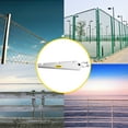 thumbnail image 5 of VEVOR Barbed Wire Arm Set of 10 Extend Arm Barbed Wire for 1-3/8" Top Rail Chain-Link Barbwire Arm Hot-Dip Galvanized Steel Cornered Barbwire Arm 45-Degree for Chain Link Fence Grapevine Trellises, 5 of 9