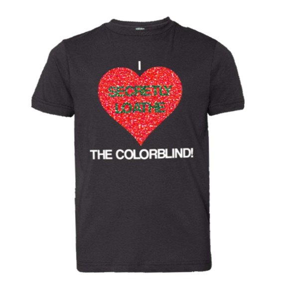 PleaseMeTees™ Youth I Secretly Loathe Hate The Colorblind Test HQ Tee