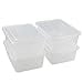 thumbnail image 3 of Jekiyo Clear Plastic Storage Bin, 14 Quart Latching Box Container with Lid, 4 Packs, 3 of 4