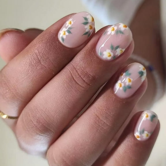 KUFptva Press on Nails Fake Nails Stick Glues on Nails False Nails Acrylic Nails Artificial False Nails for DIYS Nails Designs