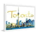 thumbnail image 2 of "Toronto Skyline" Framed Painting Print, 2 of 5