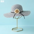 thumbnail image 2 of Sombrero de Playa de Ala Ancha para Mujer Margarita 42 cm azul Unitalla, 2 of 6