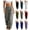 40# Gray, variant on Women's Summer Harem Pants Casual Elastic Waist Flowy Loose Fit Yoga Pants Drawstring Lightweight Loungewear Jogger Pants Dark Blue XXL