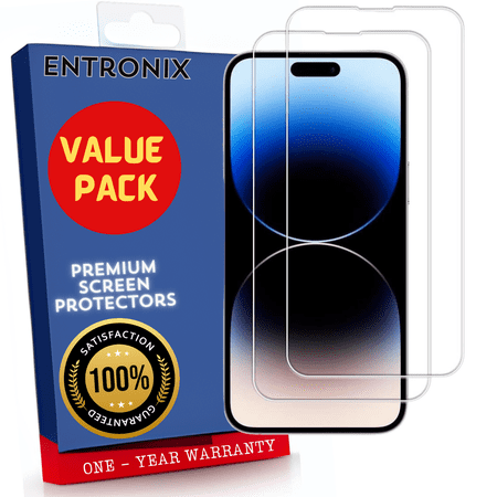Screen Protector Designed for Apple iPhone 14 Pro Max Clear Screen Protector 9H Hardness,Bubble Free with Easy Install, Glass Protector For iPhone 14 Pro Max,2 PACK