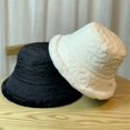 thumbnail image 2 of CoCopeaunts Reversible Bucket Hats Double Sided Fisherman Hat Keep Warm Winter Fluffy Basin Hat Thickened Windproof Cold Proof, 2 of 8