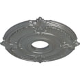 thumbnail image 3 of Ekena Millwork 18"OD x 4"ID x 5/8"P Attica Ceiling Medallion (Fits Canopies up to 5"), Hand-Painted Silver, 3 of 6