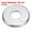 Silver, variant on Uxcell Wall Split Flange ABS Round Self-Adhesive Escutcheon Plate Buckle Water Pipe Cover Gold 2.01"