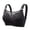 Black, variant on Bras for Women,Front Buckle Lace Edge Seamless Movement Yoga Sleep Bra for Support and Comfort,Sports Bras for Women,Watermelon Red,40