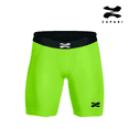 thumbnail image 2 of Short de Licra Unisex Deportivo ZAPARI Licra Deportiva 3/4 Verde Lima M, 2 of 6