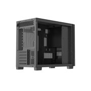 Rosewill Micro ATX Mini Tower PC Case with Pre-Installed 400W Power Supply | Left Temper Glass Side Panel | Front and Side Mesh | 240mm & 280mm Radiator Support | 1 x USB 2.0 | 2 x USB 3.0 | 1 x 120m