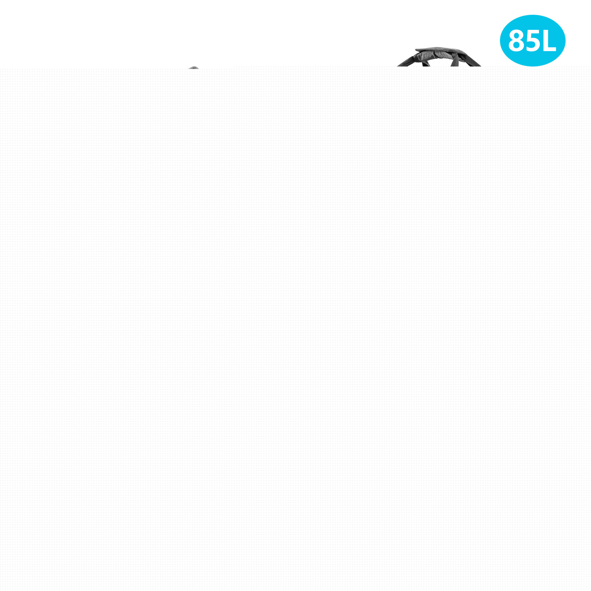 thumbnail image 2 of TBWYF 27" Travel Duffle Bag,85L Extra Large Duffel Bag Lightweight,Waterproof Duffel Bag for Men Women, Green, 2 of 3