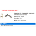 thumbnail image 2 of Door Lock Kit - Compatible with 1960 - 1981 Chevy Corvette 1961 1962 1963 1964 1965 1966 1967 1968 1969 1970 1971 1972 1973 1974 1975 1976 1977 1978 1979 1980, 2 of 2