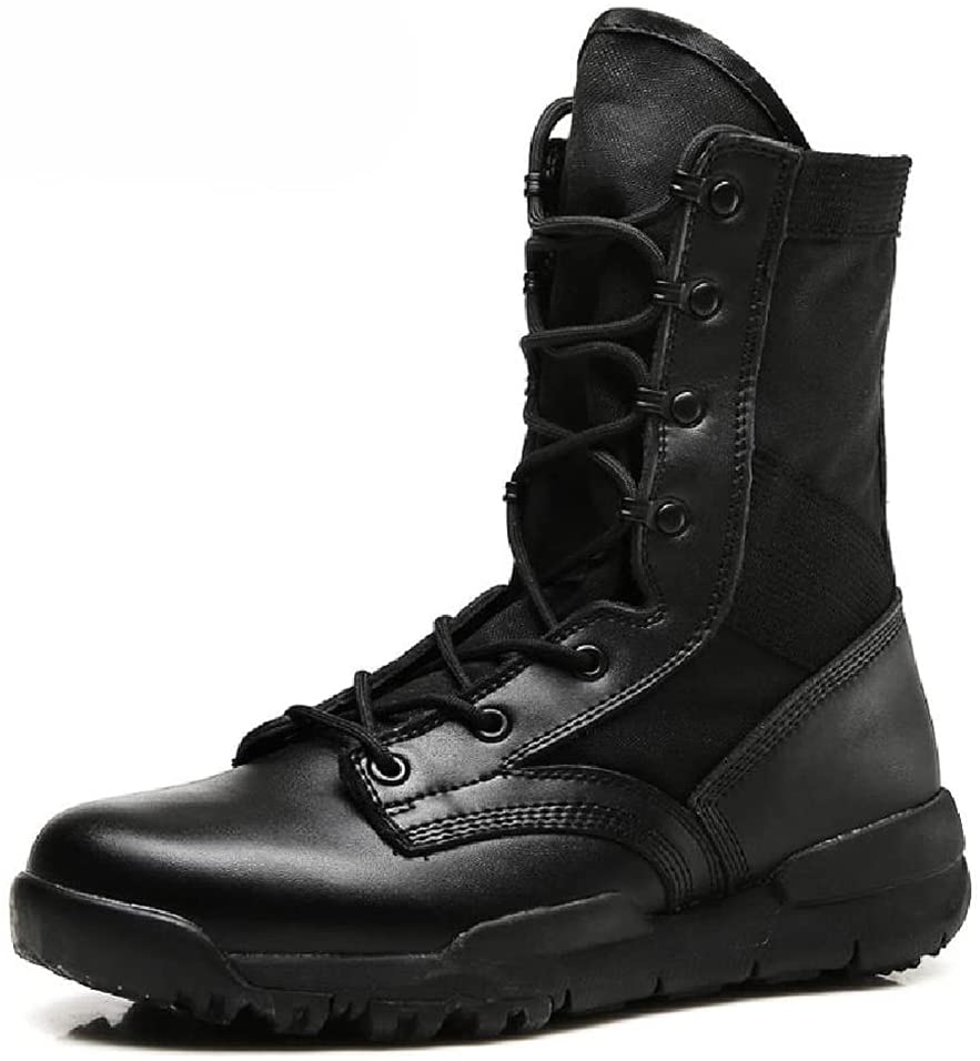 Bottes Militaires VEVOR Tactiques Respirantes - Taille 43, Noires, Pour Hommes