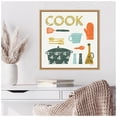 thumbnail image 4 of Amanti Art Retro Kitchen III Cook Framed Canvas Wall Art Print, 4 of 7