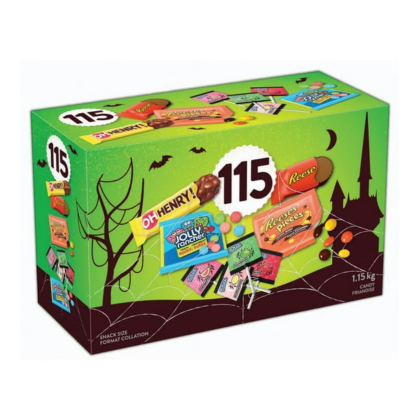 HERSHEY'S 115ct Assorted Halloween Chocolates and Candy 1.15kg