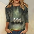 thumbnail image 2 of Sous-vêtements Thermiques Imprimés Mode Décontractée pour Femmes avec Design Manches Trois-Quarts, 2 of 5