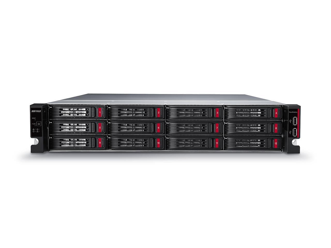 Buffalo TeraStation 5020 Series NAS Server - Rackmount - 32TB - 12-bay - HDD Included - iSCSI Support - Snapshots - TAA Compliant