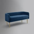 thumbnail image 6 of PoshLiving Upholstered Bench, Navy Blue, 6 of 8