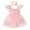 Pink, variant on Wdgfv Girls' Organic Cotton Romper Girls Fly Sleeveless Romper Outfits with Mesh Skirts Bowknot Headbands Cute Prints Summer Pink 6-12 Months