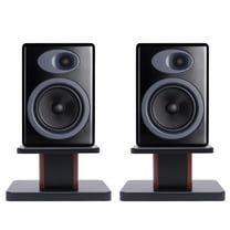 Pair Desktop Speaker Stand Studio Monitor Mount 6" High Tabletop 15kg Load Used As a Speaker Stand or Bookshelf at Home, Bistro