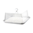 thumbnail image 3 of yotijay Dustproof Acrylic Cake Cover Bakery Display Case Clear Decorative Cake Tray Cake Square gold M, 3 of 9