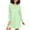 N5, variant on joogoo Solid Light Green Women's Long Sleeve Nightgown Sleepwear L
