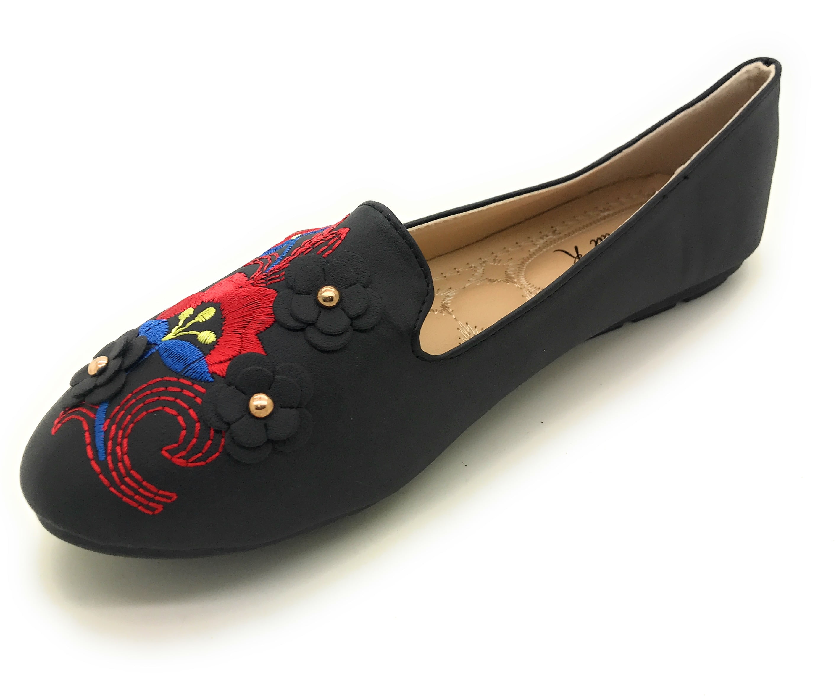 Victoria K Embroidered Ballet Flat (Women's)
