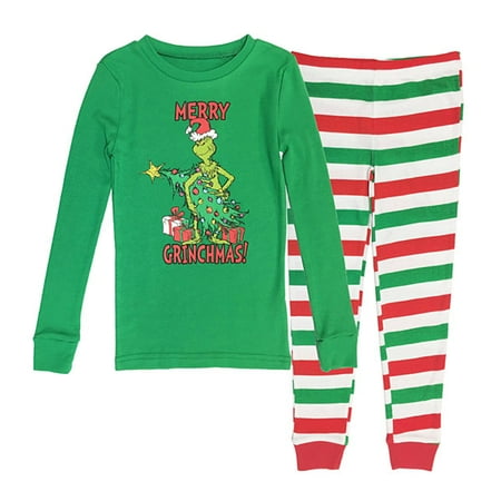 Dr Seuss The Grinch Christmas Pajama set Green size 3XL Mens