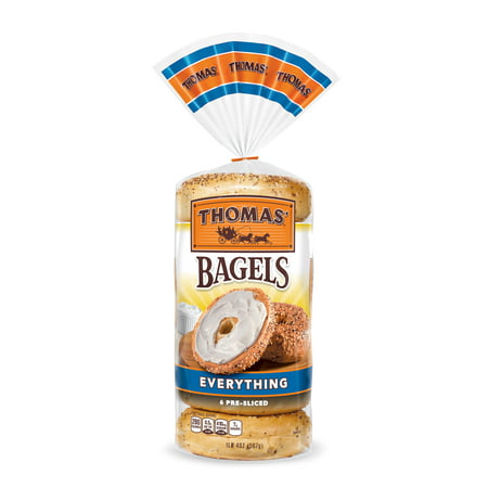 Thomas' Everything Bagels 6 count 20 oz