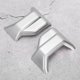 thumbnail image 4 of Embellecedor de cubierta de botón para cinturón de seguridad de asiento delantero, cromado, 2 uds., apto para Mercedes Benz Clase G 2019-2020, 4 of 8
