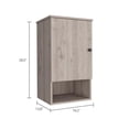 thumbnail image 4 of TUHOME St. Angelo Medicine Cabinet - Light Gray  Engineered Wood, 4 of 7