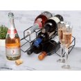 thumbnail image 4 of Soporte para Botellas Vino, Estante de Vino Moderno de Metal, 4 of 6
