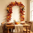 thumbnail image 4 of Fall Leaves Garland, 70.9In Realistic Artificial Maple Leaf Vine, Versatile Fall Decor for Fireplace Porch Wedding Thanksgiving Home Display Artificial Flowers for Outdoors, 4 of 4
