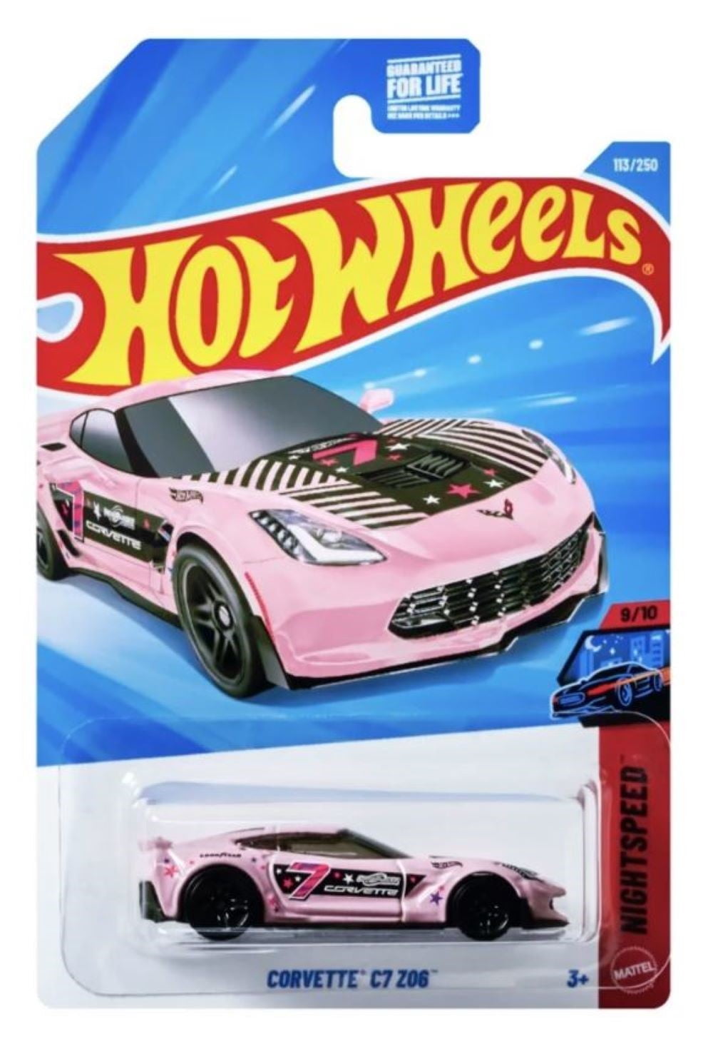 Hot Wheels Blue 2020 Corvette Factory Fresh 3/10 (2021) Toy Car